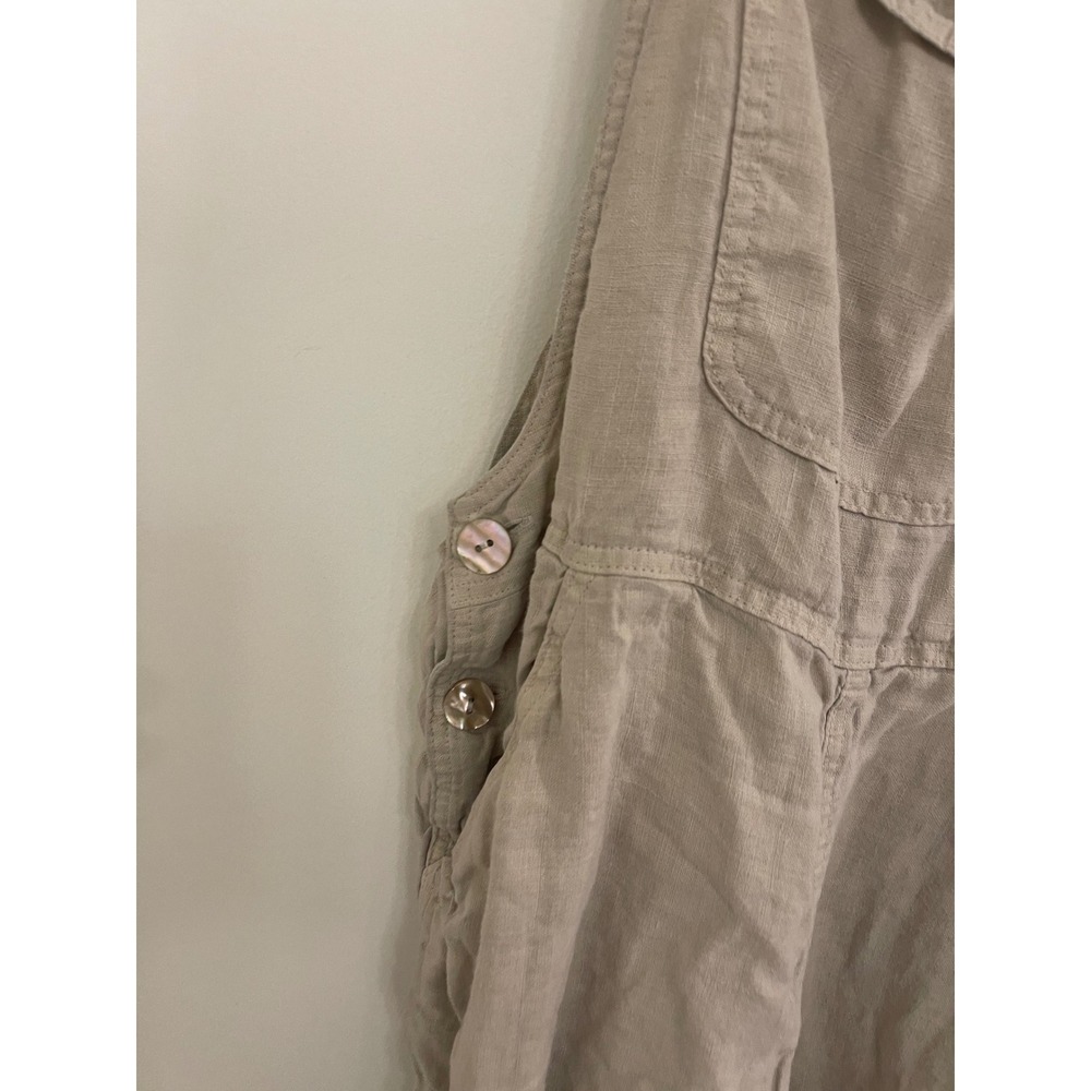 Hemp TSD Two Star Dog Overalls Breathable Granola Hippie Embroidered - Picture 3 of 10